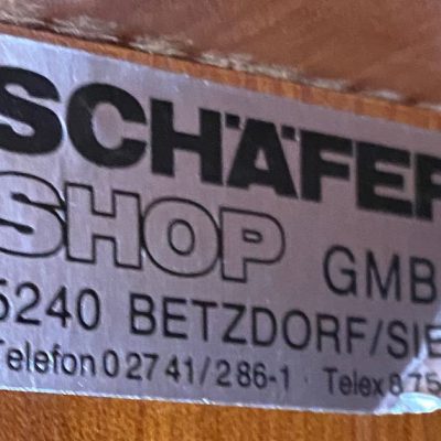 Brutalist dressoir. Seventies. Vintage. Design Schäffer GmbH — foto 8