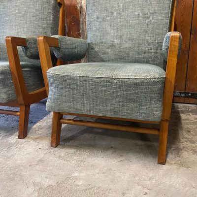 Exclusieve design fauteuils, stoelen. Jaren ‘50. Origineel. — foto 5