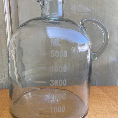 Laborflasche aus Glas mit Skala bis 5000 ml