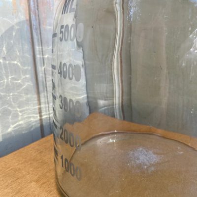 Laborflasche aus Glas mit Skala bis 5000 ml