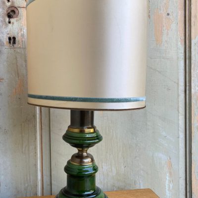 Kaiser-Leuchten-Lampe, Keramik, Messing, Vintage, Design