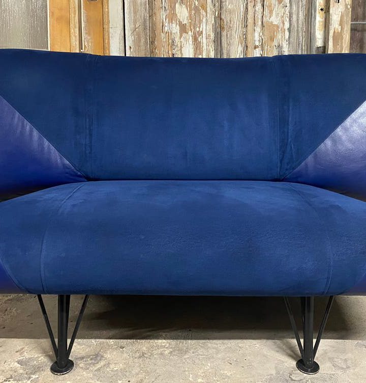 Leolux-Sofa – Loveseat, Vintage, 3-fach verstellbar