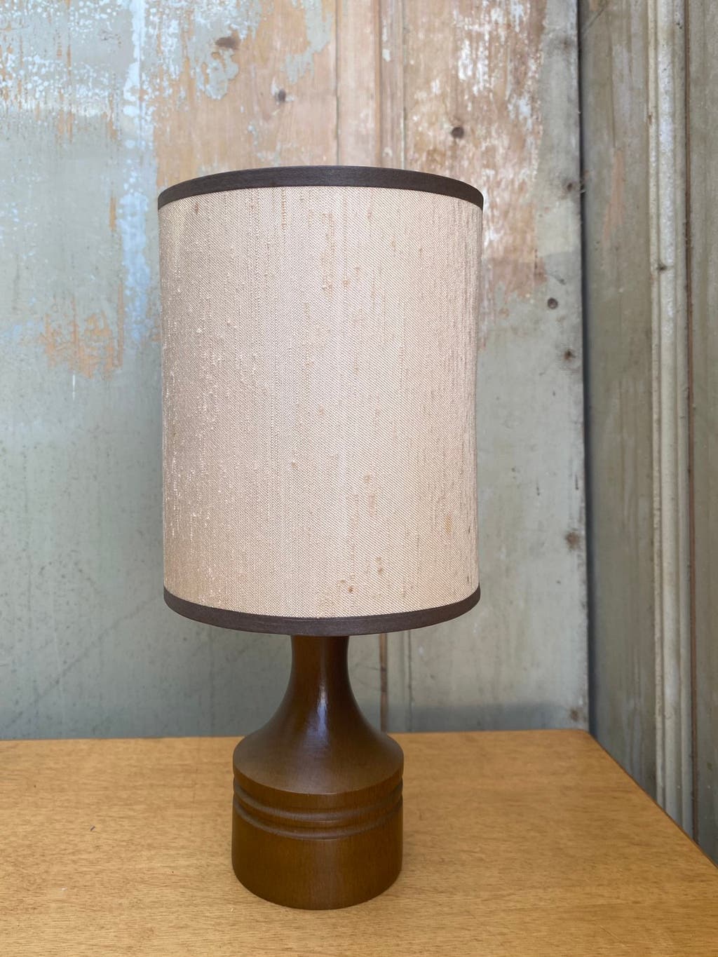 Original Vintage Table Lamp, Teak, Scandinavian design