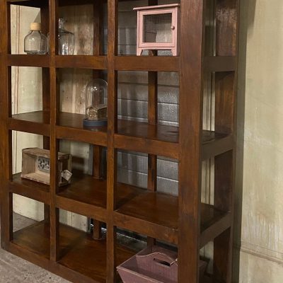 Oude winkelkast, vakkenkast, boekenkast, rariteiten-kast. — foto 3