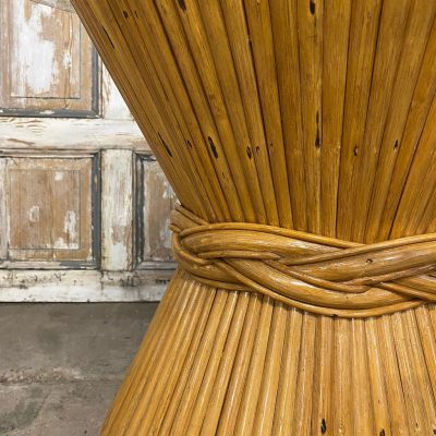 Retro-Vintage-Esstisch „Wheat Sheaf" von McGuire, 70er-Jahre