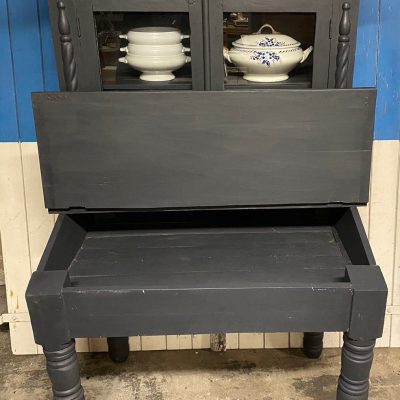 Antique Drop-Front Cabinet, Secretaire, Bookcase, China cabinet