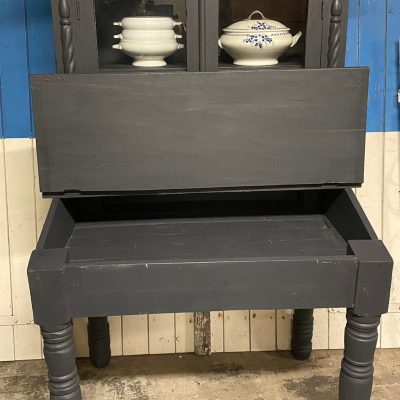Antique Drop-Front Cabinet, Secretaire, Bookcase, China cabinet