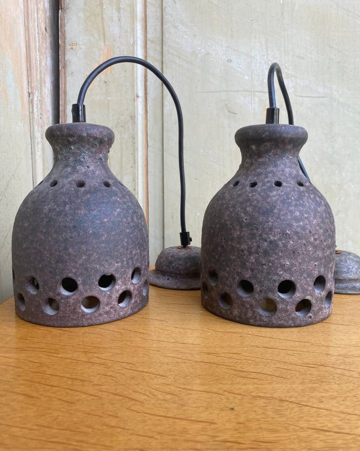 Set Vintage-Hängeleuchten, Fat Lava, 60er-Jahre, West Germany