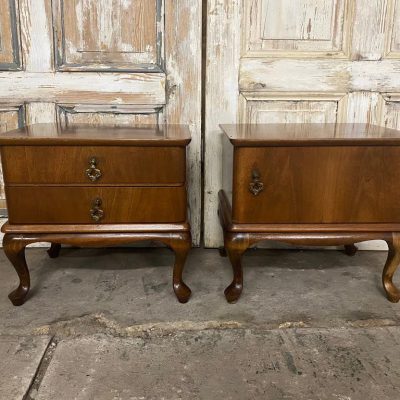 Set Vintage Kastjes, Nachtkastjes.
