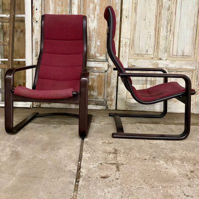 Set vintage Lamello fauteuils, by Yngve Ekstrom voor Swedese — foto 2