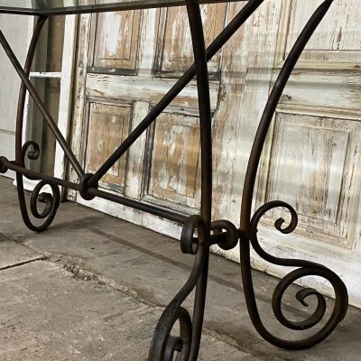 Sidetable, Console, Smeedijzer, Glas. !! Sale !! — foto 6
