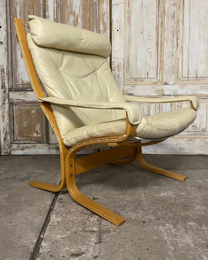 Vintage-Designsessel, Von Ingmar Relling, Westnofa, Norwegen
