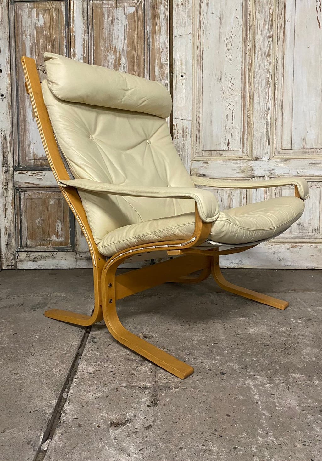 Vintage-Designsessel, Von Ingmar Relling, Westnofa, Norwegen