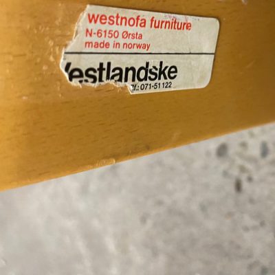 Vintage-Designsessel, Von Ingmar Relling, Westnofa, Norwegen
