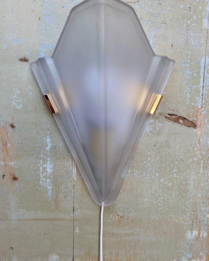 Vintage-Wandleuchte HappyLight, Art déco, Hollywood Regency