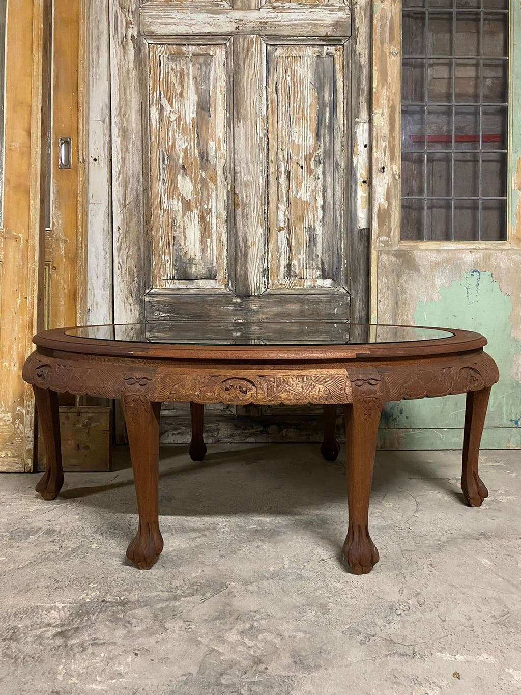 Vintage 1950s Chinese Tea Table / Coffee Table, Original